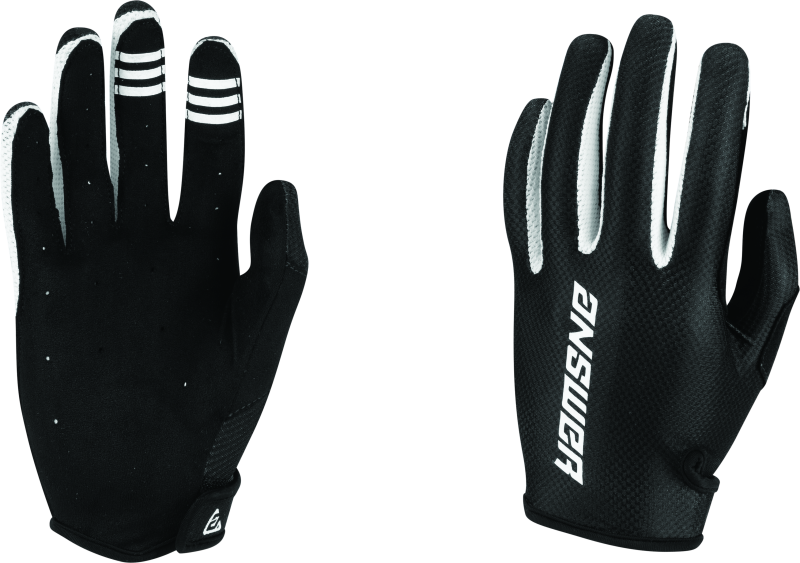 Answer Ascent Glove Black/White Womens - Small