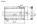 Koyo 89-97 Mazda MX-5 Miata 1.6/1.8L (MT) Radiator