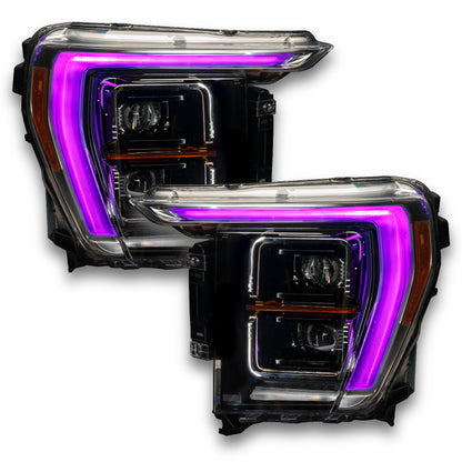 Oracle 21-22 Ford F-150 ColorSHIFT RGB+W Headlight DRL Upgrade Kit w/ No Controller SEE WARRANTY