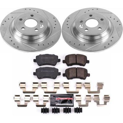 Power Stop 11-18 Volvo S60 Rear Z23 Evolution Sport Brake Kit