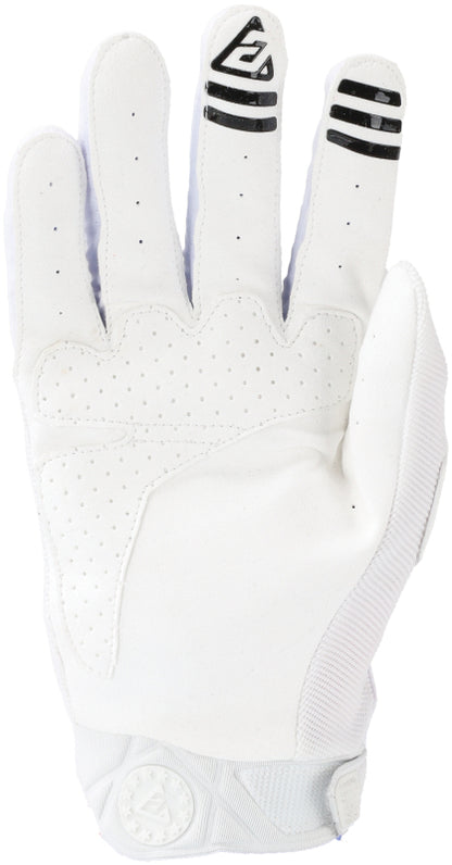 Answer 25 Peak Gloves White/Black - XS