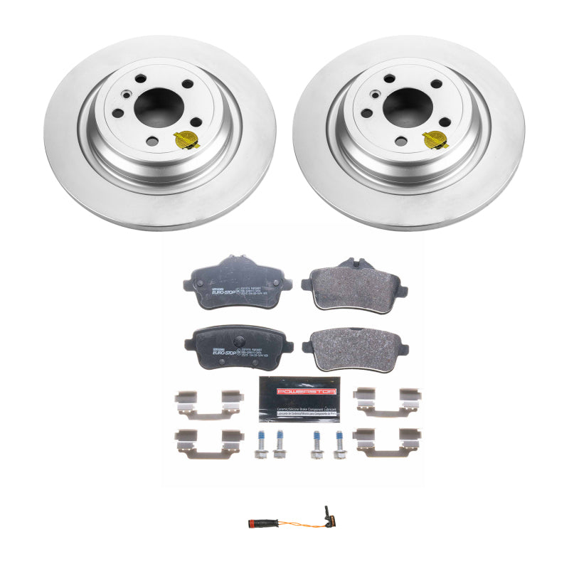 Power Stop 2016 Mercedes-Benz GLE300d Rear Euro-Stop Brake Kit