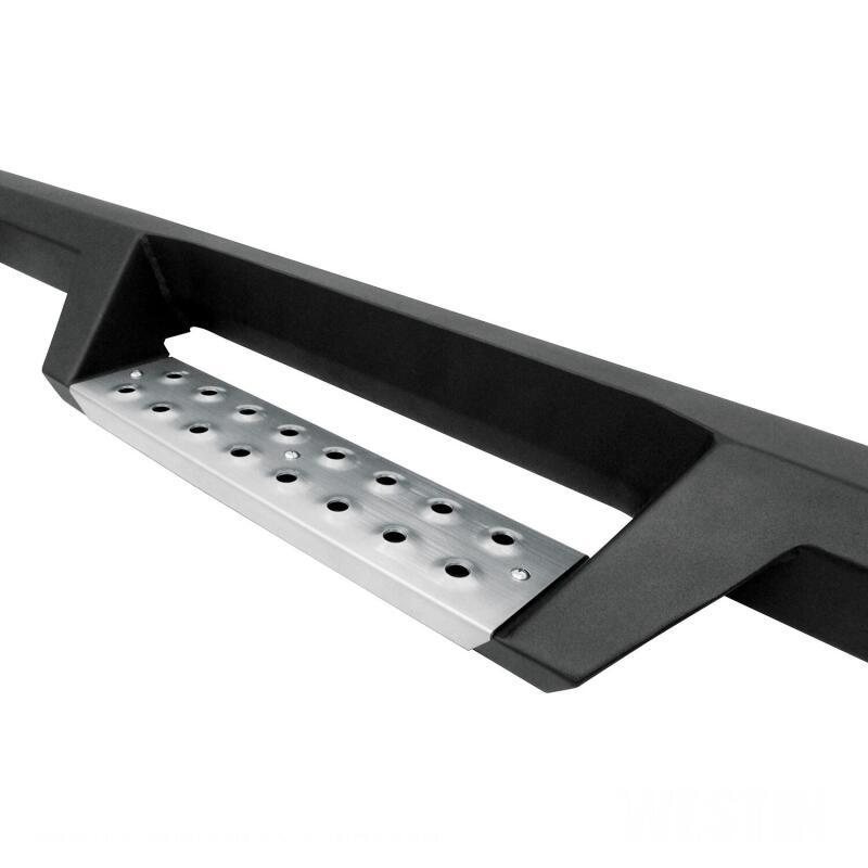 Westin 04-13 Chevy Silverado 1500 Crew Cab HDX Stainless Drop Nerf Step Bars - Textured Black