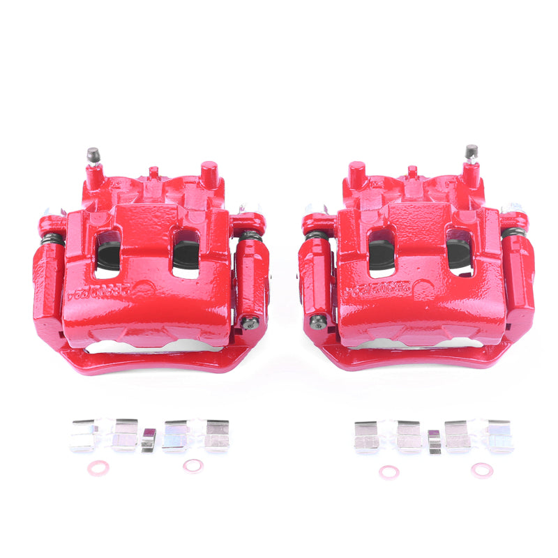 Power Stop 07-10 Ford Edge Front Red Calipers w/Brackets - Pair