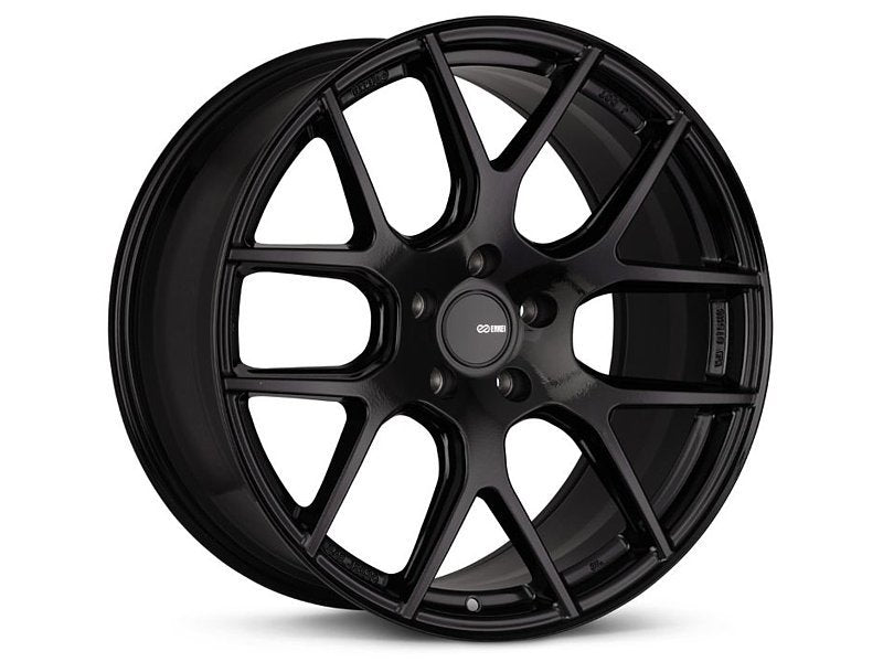 Enkei XM-6 18x8 5x120 40mm Offset 72.6mm Bore Gloss Black Wheel