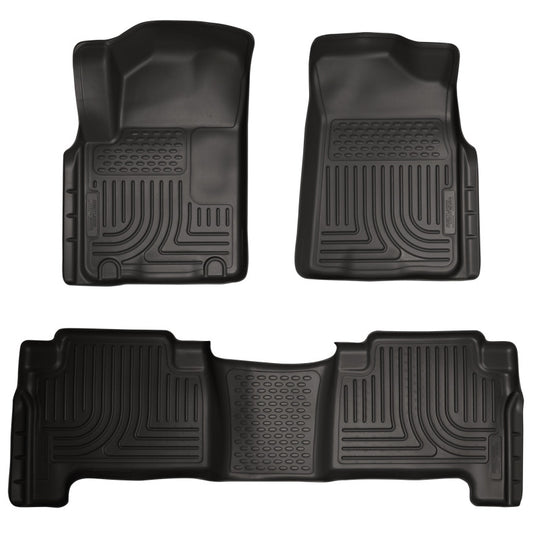 Husky Liners 2011 Infiniti QX56 WeatherBeater Combo Black Floor Liners