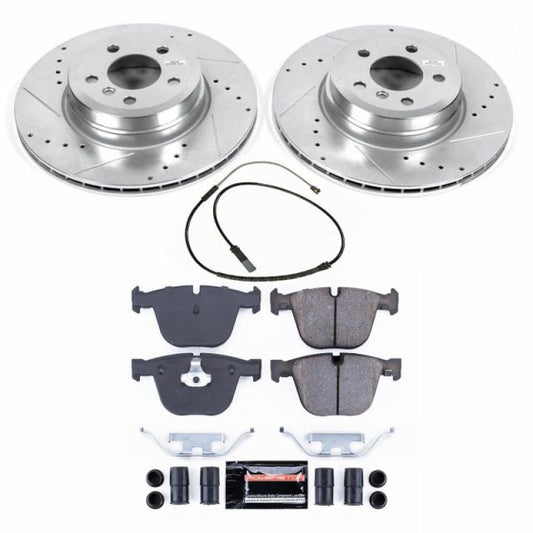 Power Stop 2019 BMW X6 Rear Z23 Evolution Sport Brake Kit