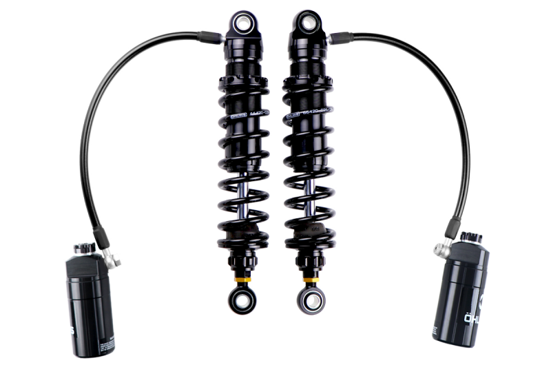 Ohlins 14-26 Harley FL Touring STX 36 Twin Blackline 13in Blk Reservoir Shocks - Standard Springs