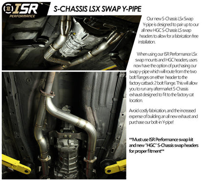 ISR Performance S-Chassis LS Swap Y-Pipe