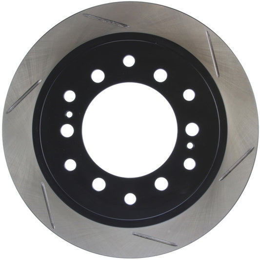 StopTech Power Slot 01-07 Toyota Sequoia/03-09 4 Runner / 03-09 Lexus GX470 Slotted Left Rear Rotor