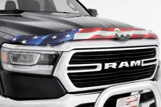 Stampede 2010-2018 Dodge Ram 2500 Vigilante Premium Hood Protector - Flag