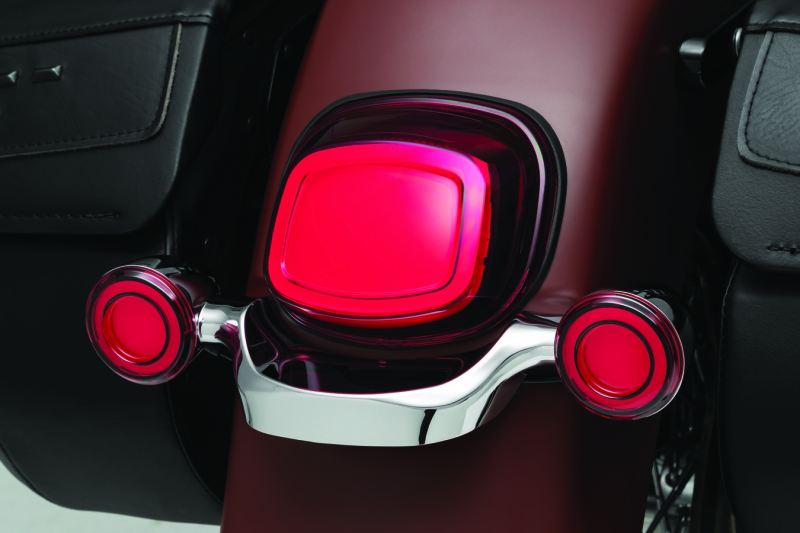 Kuryakyn Tracer LED Taillight Red Lens Without License Light