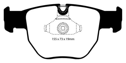 EBC 03-05 Land Rover Range Rover 4.4 Yellowstuff Front Brake Pads