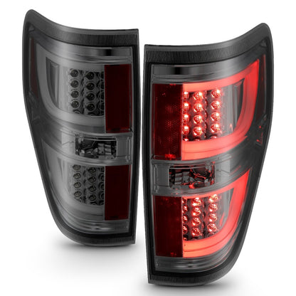 ANZO 2009-2013 Ford F-150 LED Taillights Smoke