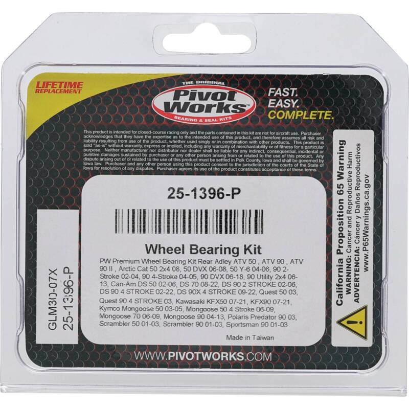 Pivot Works Pw Premium Wheel Bearing