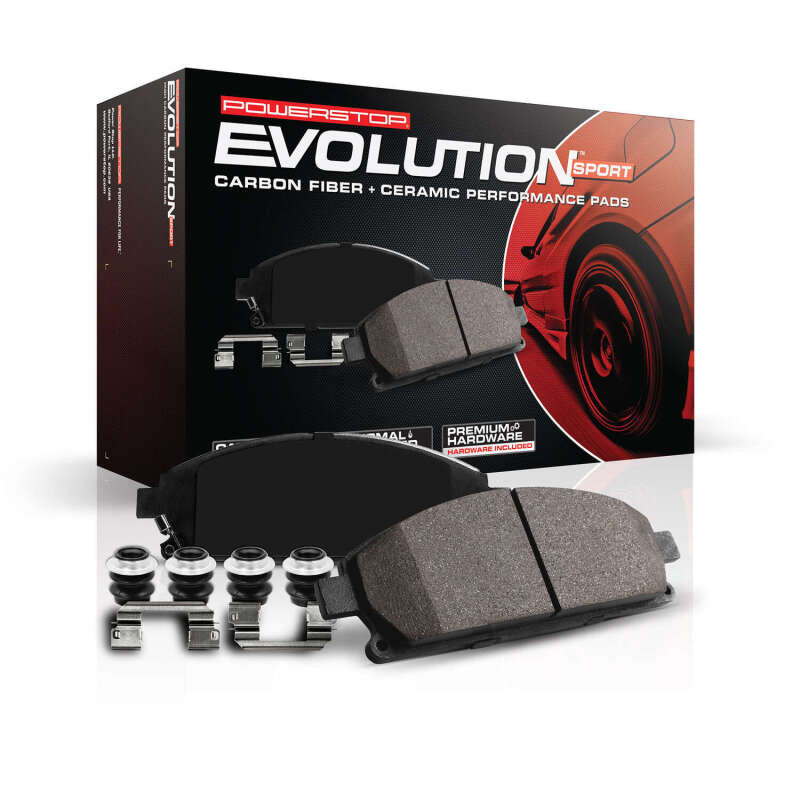 Power Stop 2019 Cadillac CT6 Front Z23 Evolution Sport Brake Pads w/Hardware