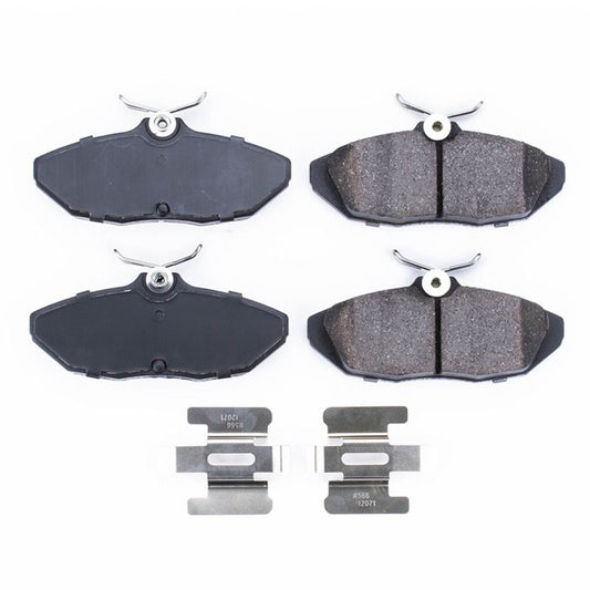 Power Stop 01-02 Dodge Viper Rear Z17 Evolution Ceramic Brake Pads w/Hardware