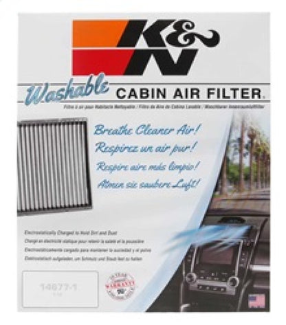 K&N 14-18 Maserati Ghibli 3.0L / 14-18 Maserati Quattroporte 3.0l/3.8L Cabin Air Filter