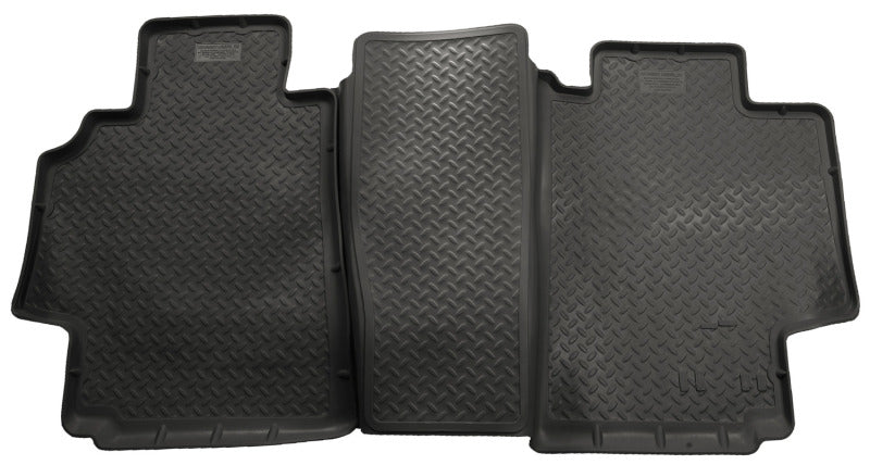 Husky Liners 98-01 Dodge Ram 1500/2500/3500 Quad Cab Classic Style 2nd Row Black Floor Liners