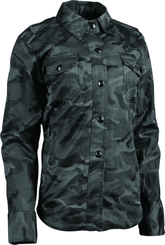 Speed and Strength Speed Society Armored Moto Shirt Camouflage Womens - 3XL