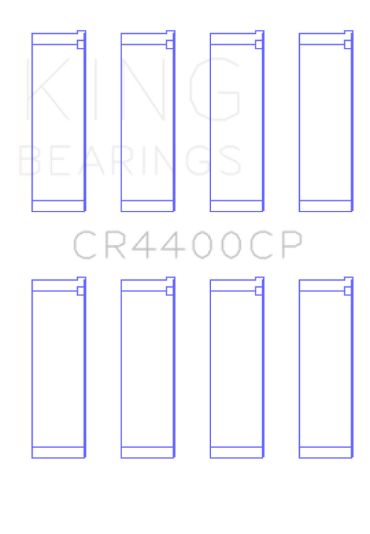 King Engine Bearings Honda R16A/R18A 2006- Current (Size +0.25mm) Connecting Rod Bearing Set