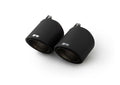 Remus Carbon 102mm Short Style Angled w/Titanium Internals Tail Pipe Set (Pair)