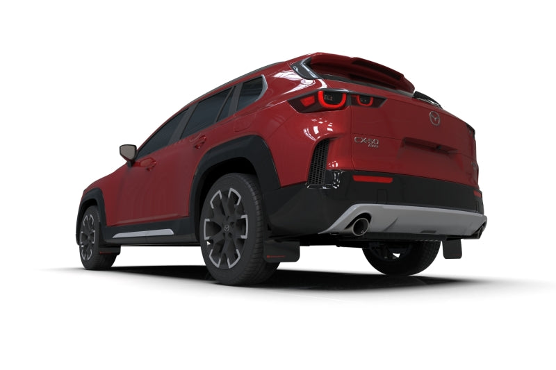 Rally Armor 23-25 Mazda CX-50 (Will Not Fit CX-5) Black UR Mud Flap W/Red Logo