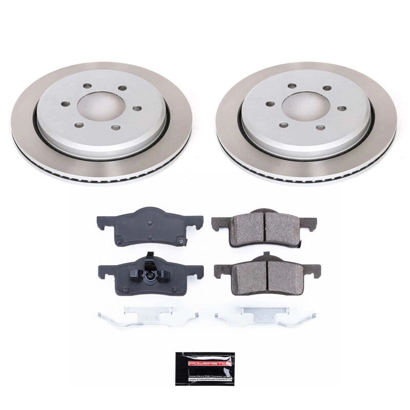 Power Stop 03-06 Lincoln Navigator Rear Semi-Coated Rotor Kit