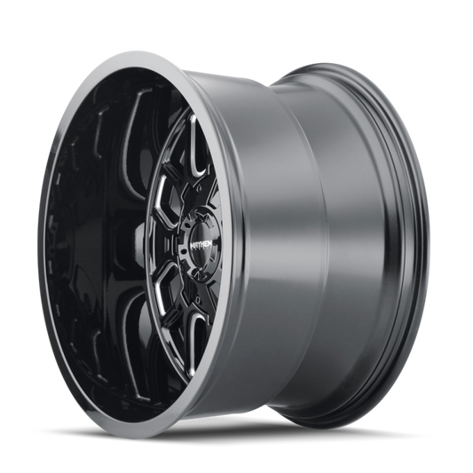 Mayhem 8107 Cogent 20x9 / 6x135 BP / -8mm Offset / 106mm Hub Black w/ Milled Spokes Wheel