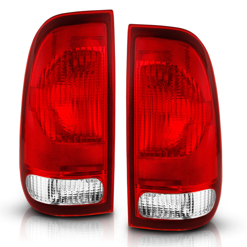 ANZO 1997-2003 Ford F-150 Taillight Red/Clear Lens (OE Replacement)