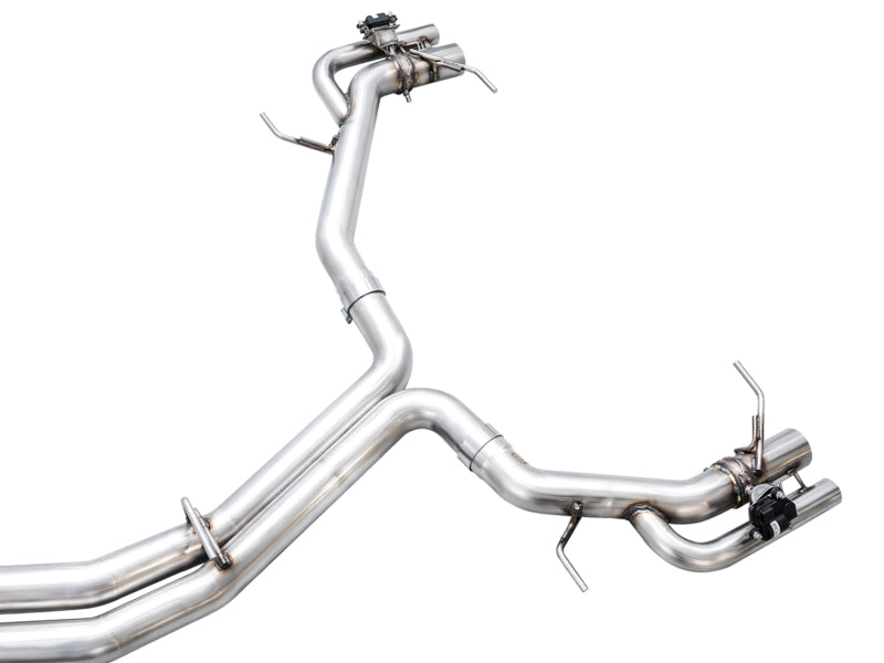 AWE Tuning 21-23 Audi C8 RS6/RS7 SwitchPath Cat-back Exhaust - Diamond Black Tips - Precision R