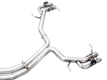 AWE Tuning 21-23 Audi C8 RS6/RS7 SwitchPath Cat-back Exhaust - Diamond Black Tips - Precision R