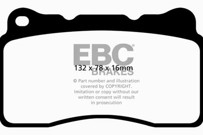 EBC 2016+ Cadillac CT6 2.0L Turbo Greenstuff Front Brake Pads