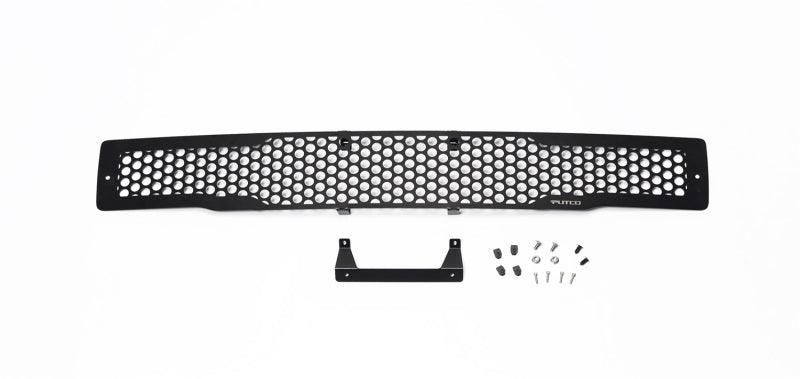 Putco 15-17 Ford F-150 - Stainless Steel Black Punch Design Bumper Grille Inserts