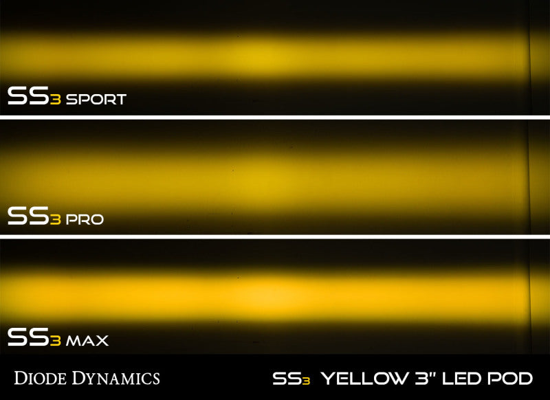 Diode Dynamics SS3 Max ABL - Yellow Driving Standard (Pair)