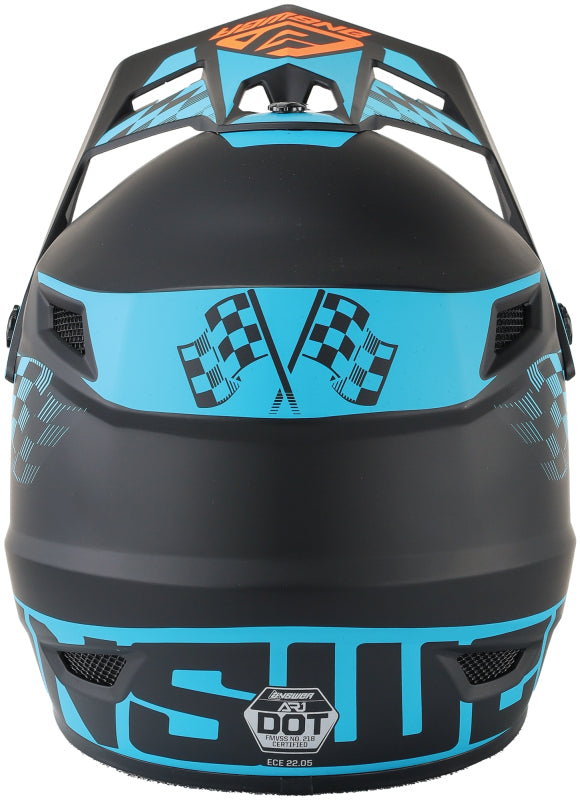 Answer AR1 Sweep Helmet Black/Astana/Hyper Orange - XS