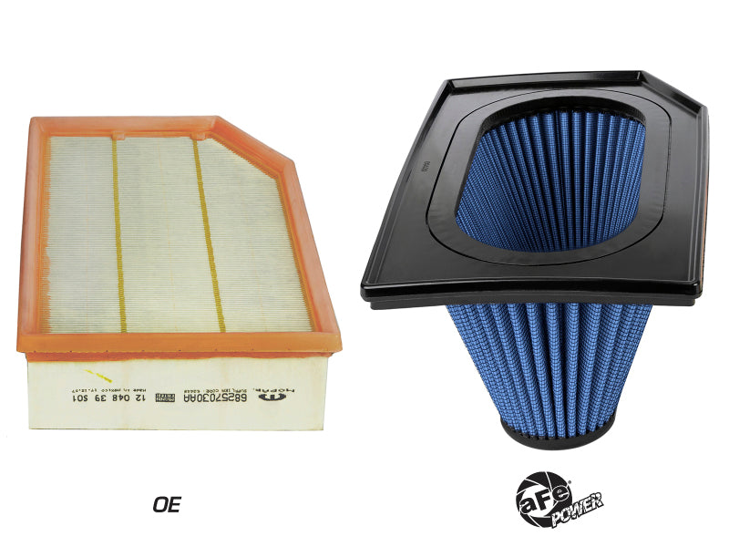 aFe Magnum FLOW PRO 5R Inverted Air Filter 18-19 Jeep Wrangler (JL) I4-2.0L(t) / V6-3.6 - Precision R