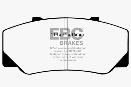 EBC 91-94 Nissan Sentra SE-R Ultimax Rear Brake Pads