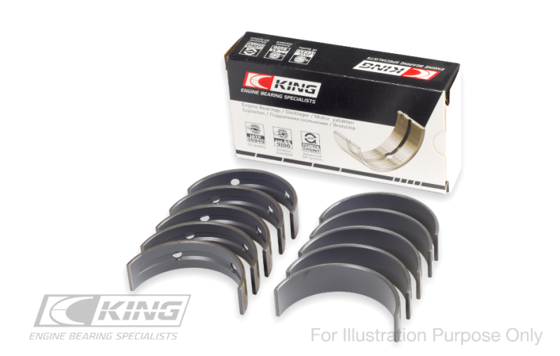 King Ford 302 CID Coyote (Size 0.25) Main Bearing Set