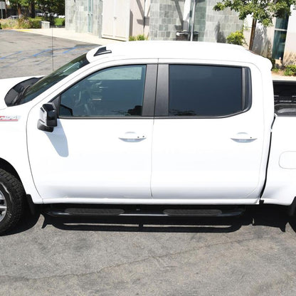 Westin 2019 Chevrolet Silverado/Sierra 1500 Crew Cab Platinum 4 Oval Nerf Step Bars - Black