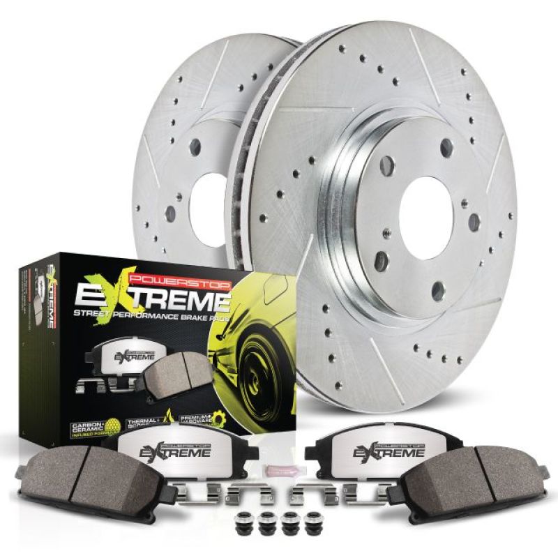 Power Stop 11-16 BMW 528i Front Z26 Street Warrior Brake Kit