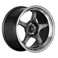 Konig Hyperspec 18x8.5A 5x112 ET42 Anthracite Metallic Wheel w/ Mirror Machined Lip (Knurled Bead)