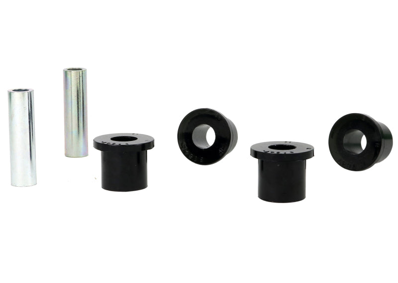 Whiteline Plus 97-05 Nissan Frontier D22 2WD Rear Spring Eye and Shackle Bushing