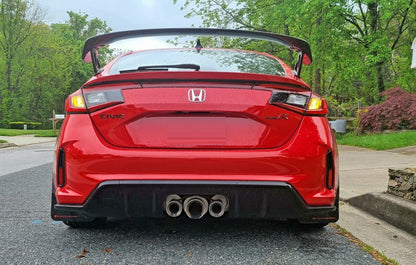 Rally Armor 23-25 Honda Civic Type R Black Mud Flap Grey Logo