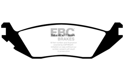 EBC 07-11 Jeep J8 2.8 TD Bluestuff Rear Brake Pads