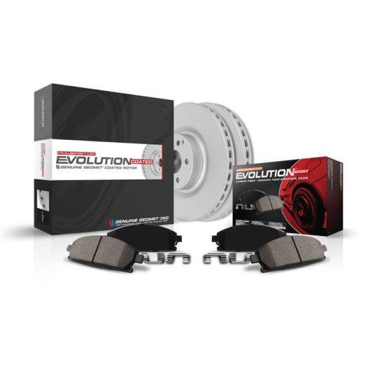 Power Stop 98-99 Mercedes-Benz CLK320 Rear Z23 Evolution Sport Coated Brake Kit