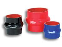 Vibrant 4 Ply Reinforced Silicone Hump Hose Connector - 3.25in I.D. x 3in long (BLACK)