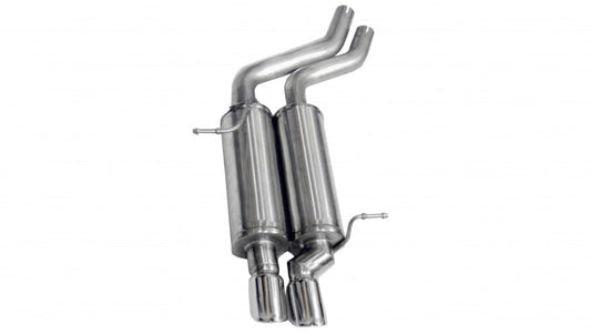 Corsa 2001-2006 BMW 325i/ci Convertible E46 Polished Sport Axle-Back Exhaust