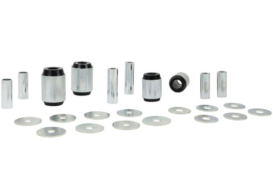 Whiteline Plus 02-09 Lexus GX470 / 06+ Toyota FJ Cruiser Fr C/A - Lwr Inner Front & Rear Bushing Kit