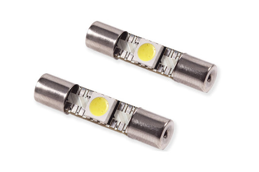 Diode Dynamics 28mm SMF1 LED Bulb - Cool - White (Pair)